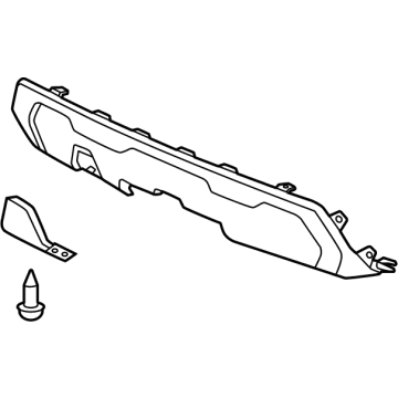 Rear Bumper. Honda Pilot 2023-2024