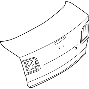 Tapa de Baúl Original. Mazda 3 2004-2009 Sedán