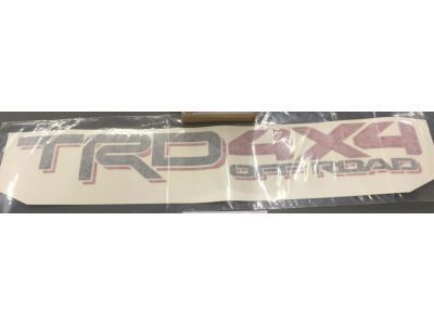 Sticker (Original) Toyota TRD 4x4 OFF ROAD Guardafango Trasero. Toyota Tacoma 2016-2023
