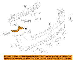 Brackets (Der/Izq) Defensa Trasera. Mitsubishi ASX 2010-2019