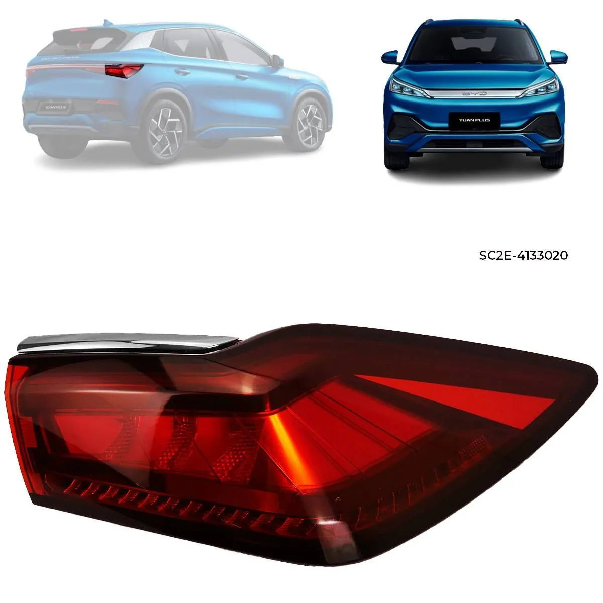 Faro Trasero. BYD Yuan Plus 2022-2024