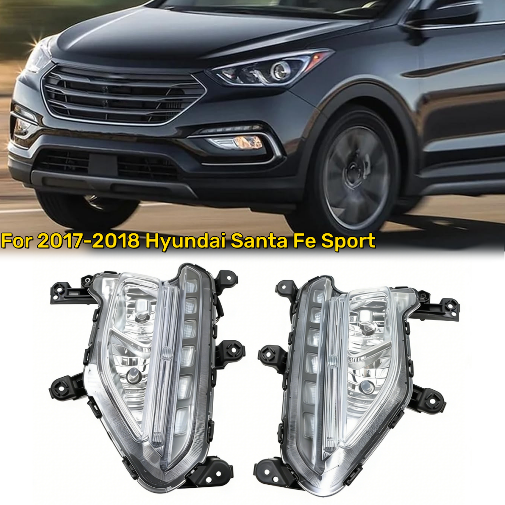 Fog lights. Hyundai Santa Fe Sport 2017-2018