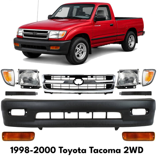 Defensa Completa RWD + Faros Delanteros. Toyota Tacoma 1998-2000