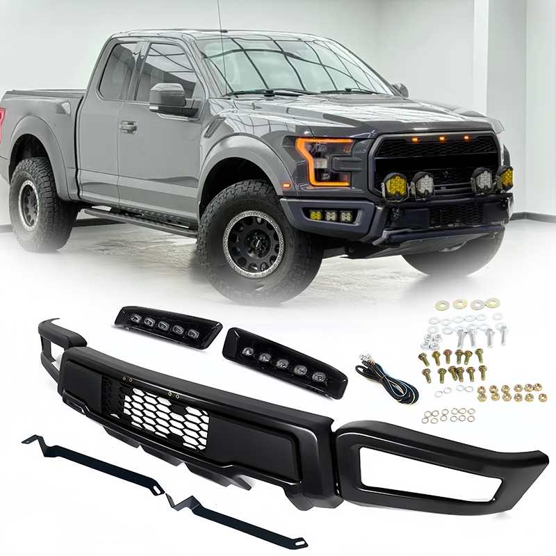 Raptor-style Lower Front Bumper Grille. Ford F-150 2018-2020