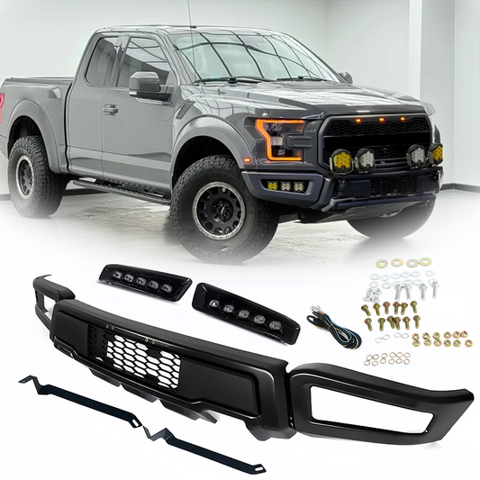 Raptor-style Lower Front Bumper Grille. Ford F-150 2018-2020