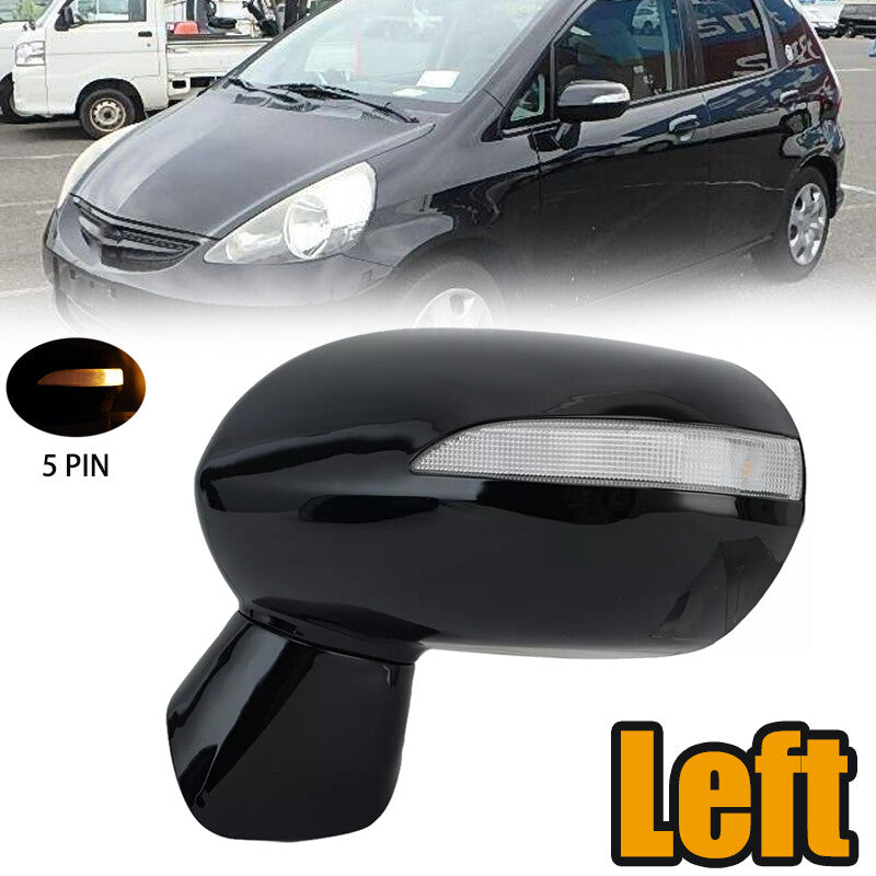 Retrovisor Eléctrico con Luz Direccional. Honda Fit 2005-2008
