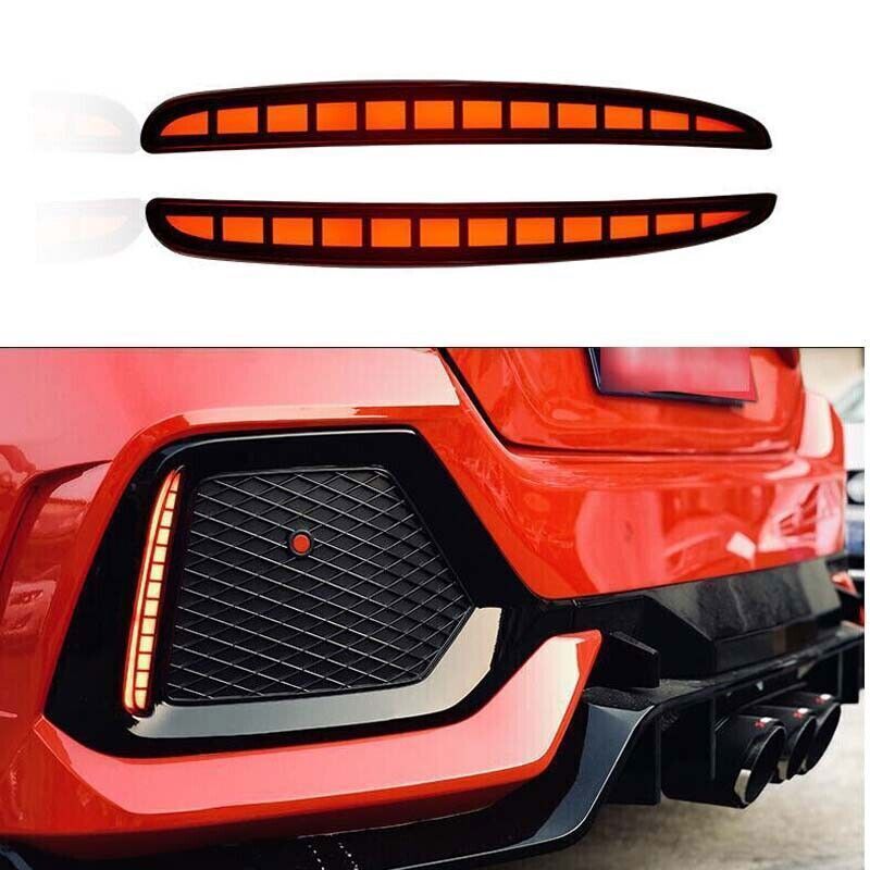 Luces LED Defensa Trasera. Honda Civic Type R 2017-2021