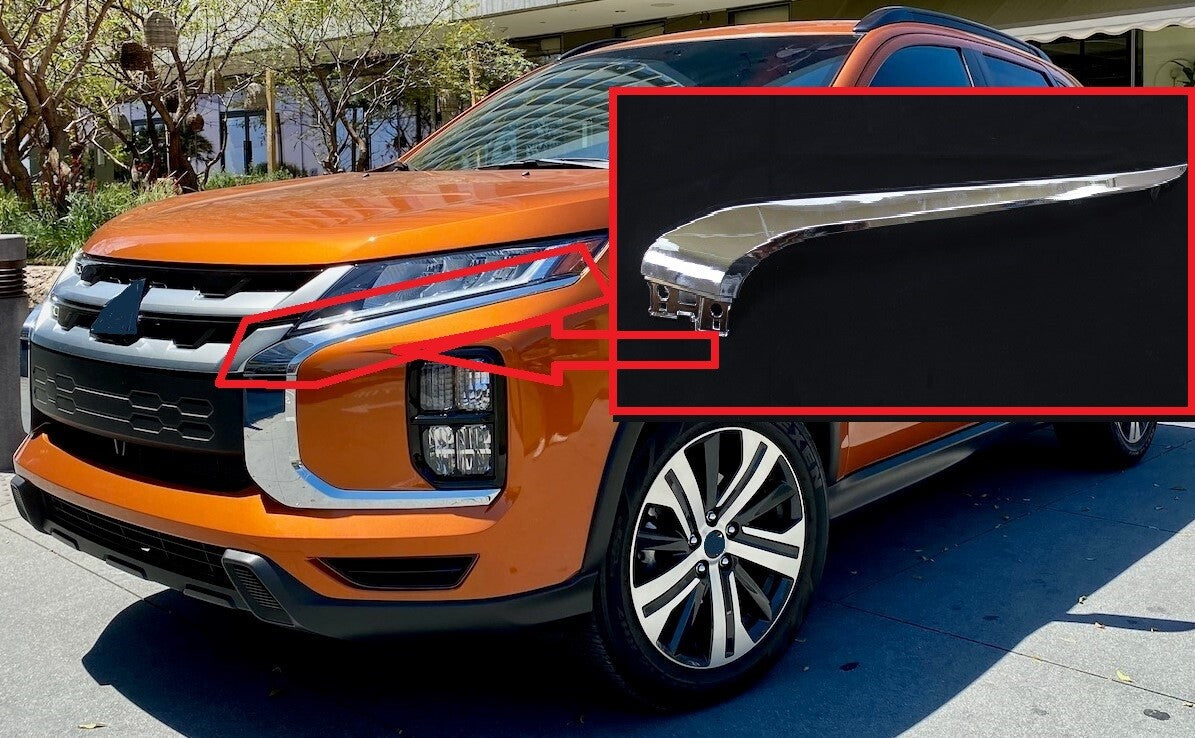 Chrome Trim Front Bumper. Mitsubishi ASX 2020-2024