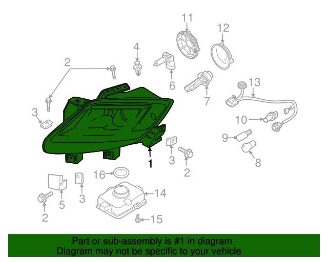 Faros Delanteros Xenon HID. Mazda CX-9 2007-2009