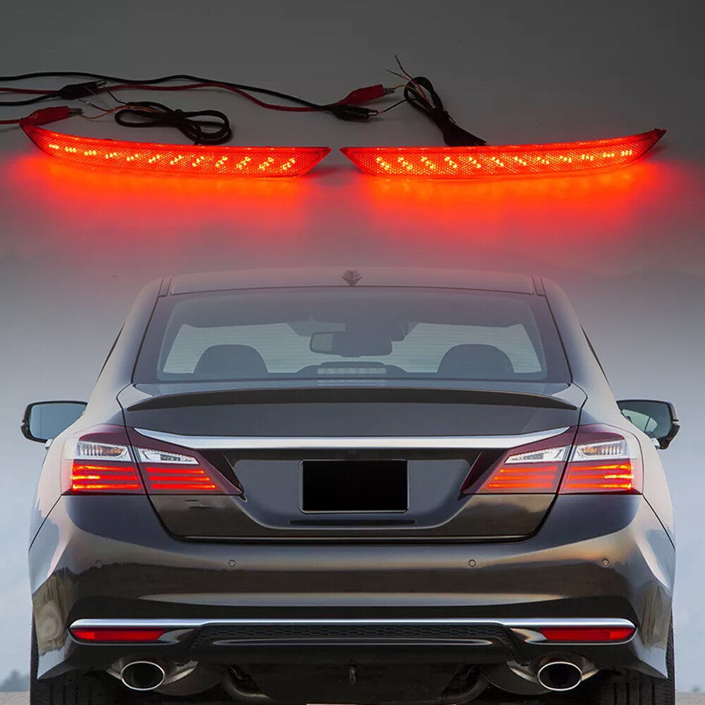 Reflectores Defensa Trasera. Honda Accord 2016-2017