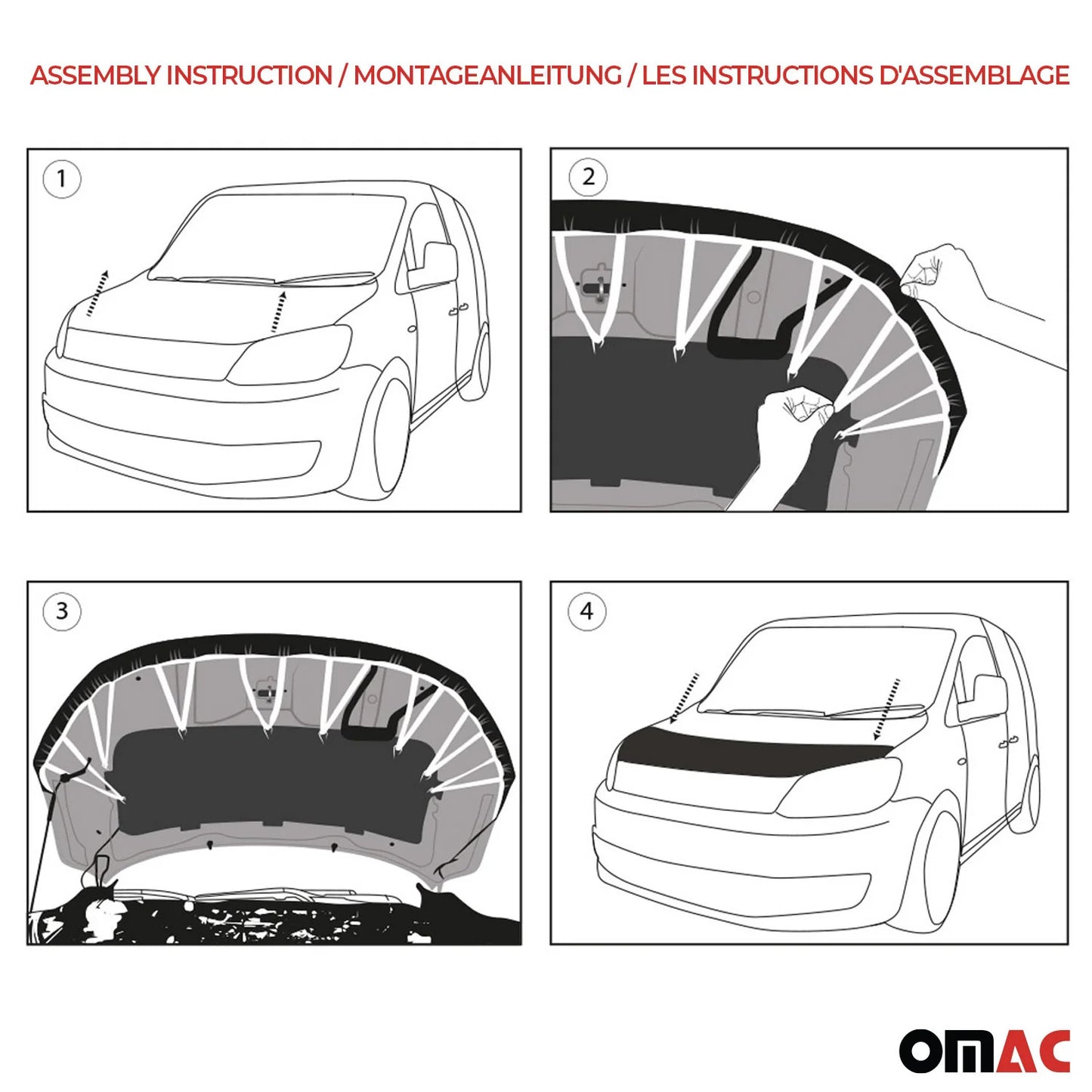 Vinyl Engine Cover Protector. Toyota RAV4 2013-2015