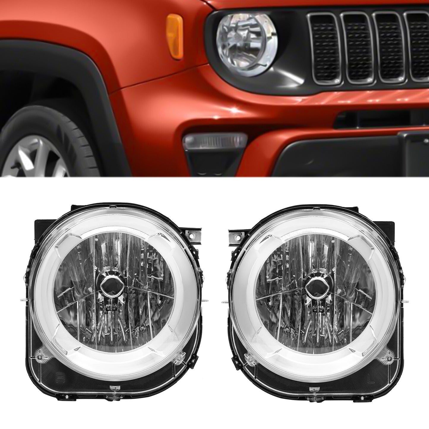 Faros Delanteros. Jeep Renegade 2019-2023