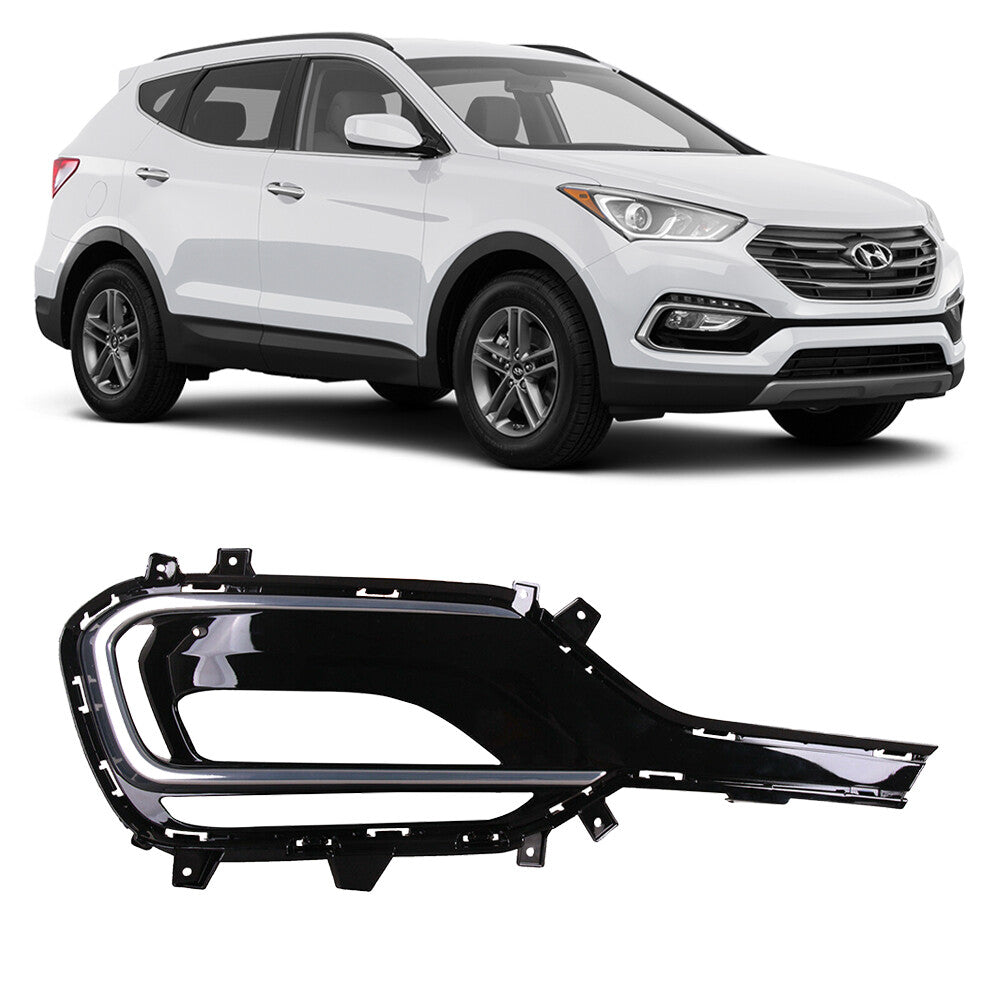 Fog light trim. Hyundai Santa Fe Sport 2017-2018 (2.0L Only)