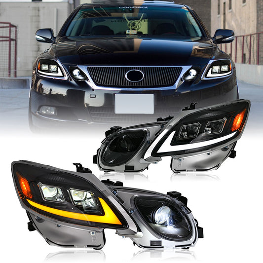 LED DRL Headlights. Lexus GS 2006-2011