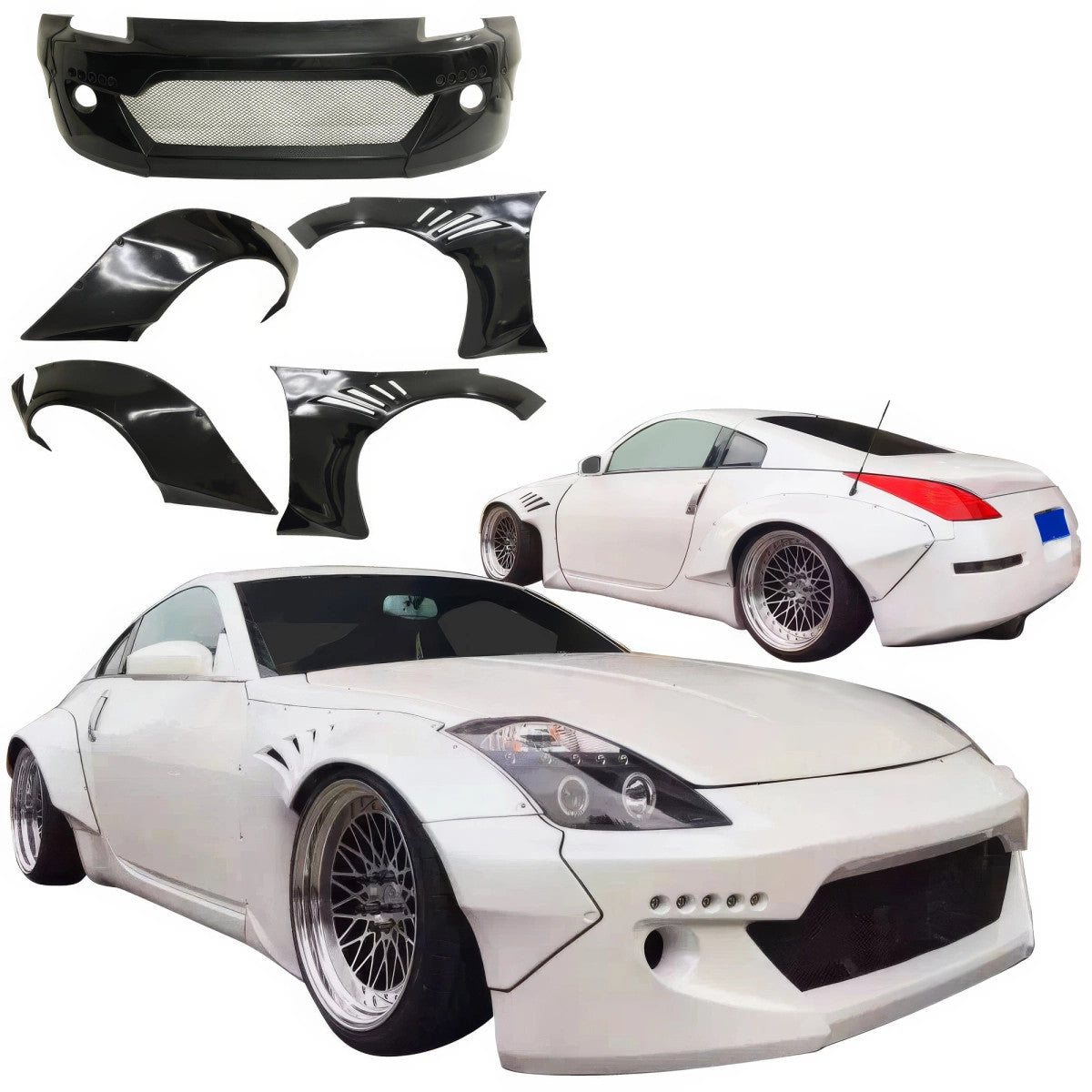 Body Kit VSaero 5pcs. Nissan 350Z 2003-2008