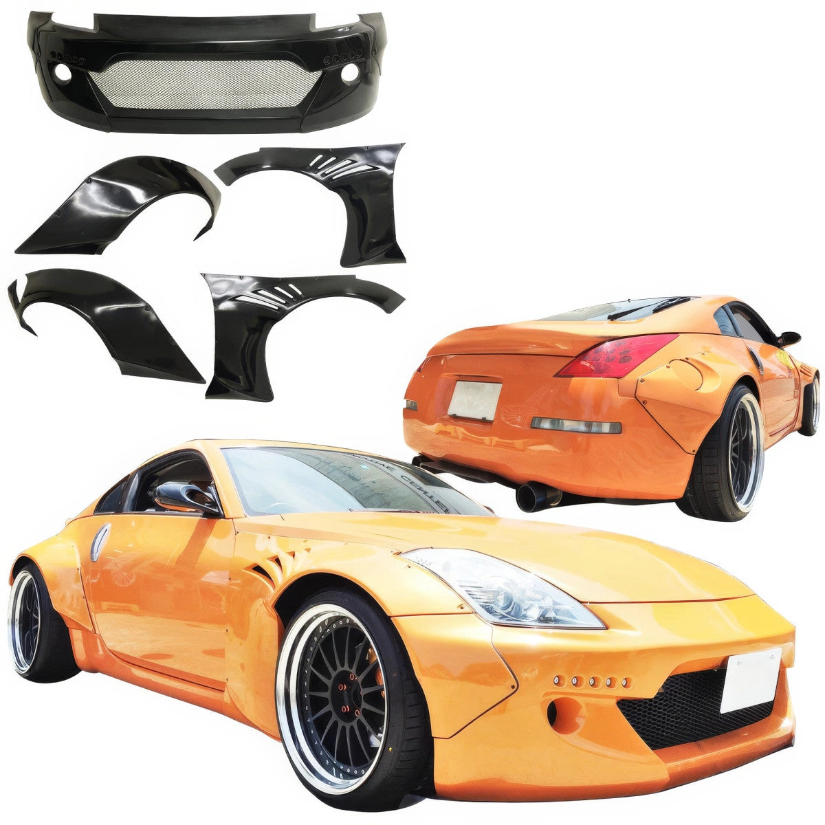 Body Kit VSaero 5pcs. Nissan 350Z 2003-2008