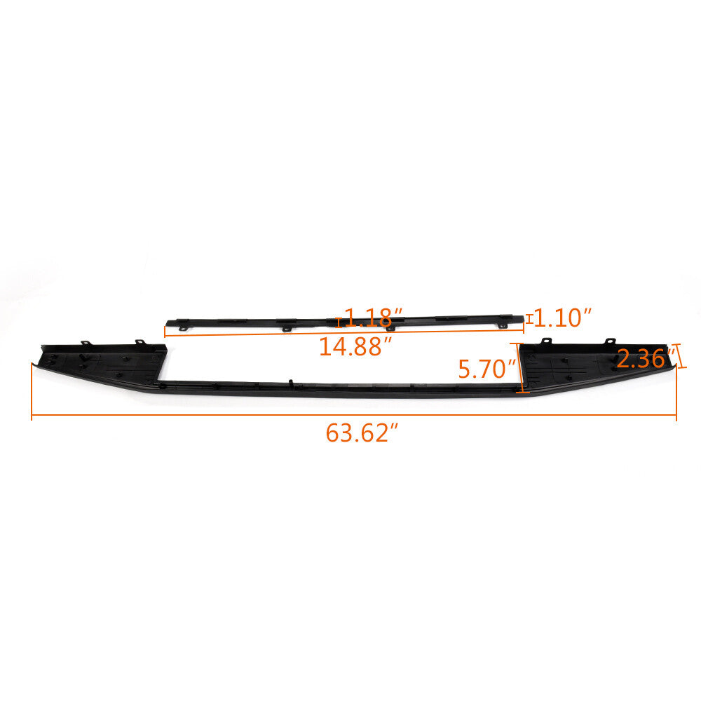 Rear Tailgate Molding Set. Ford F-150 2015-2020