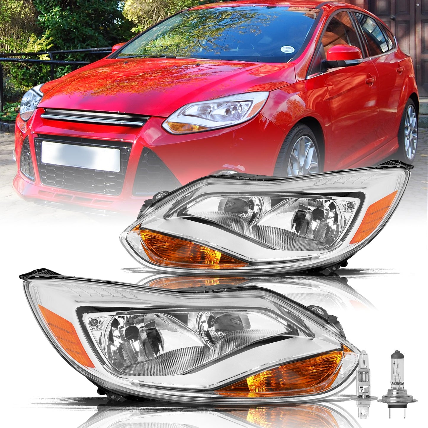 Faro Delantero. Ford Focus 2012-2014