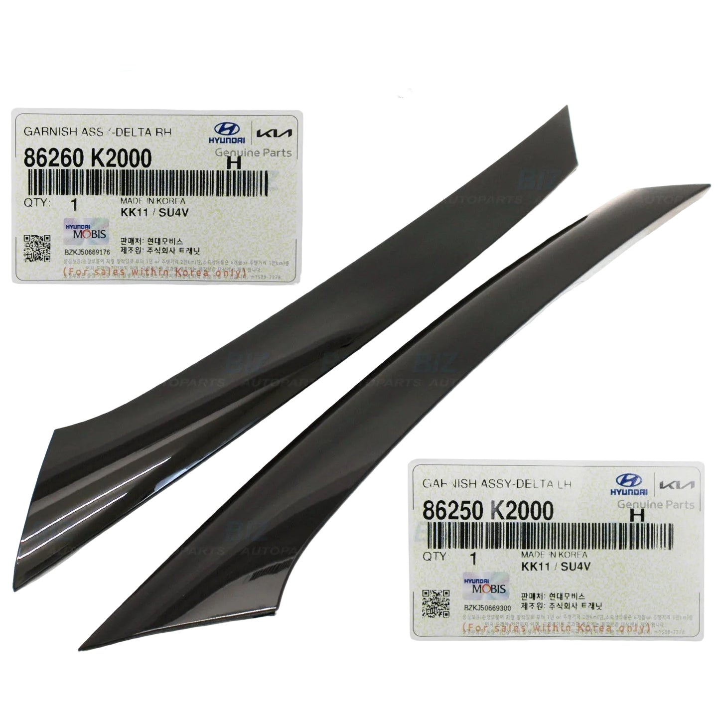 Moldura Parabrisas Delantero Pilar A (Original). Hyundai Venue 2020-2026