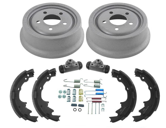 Kit de Tambores + Bandas + Cilindros de Frenos Traseros. Jeep Wrangler TJ 2001-2006