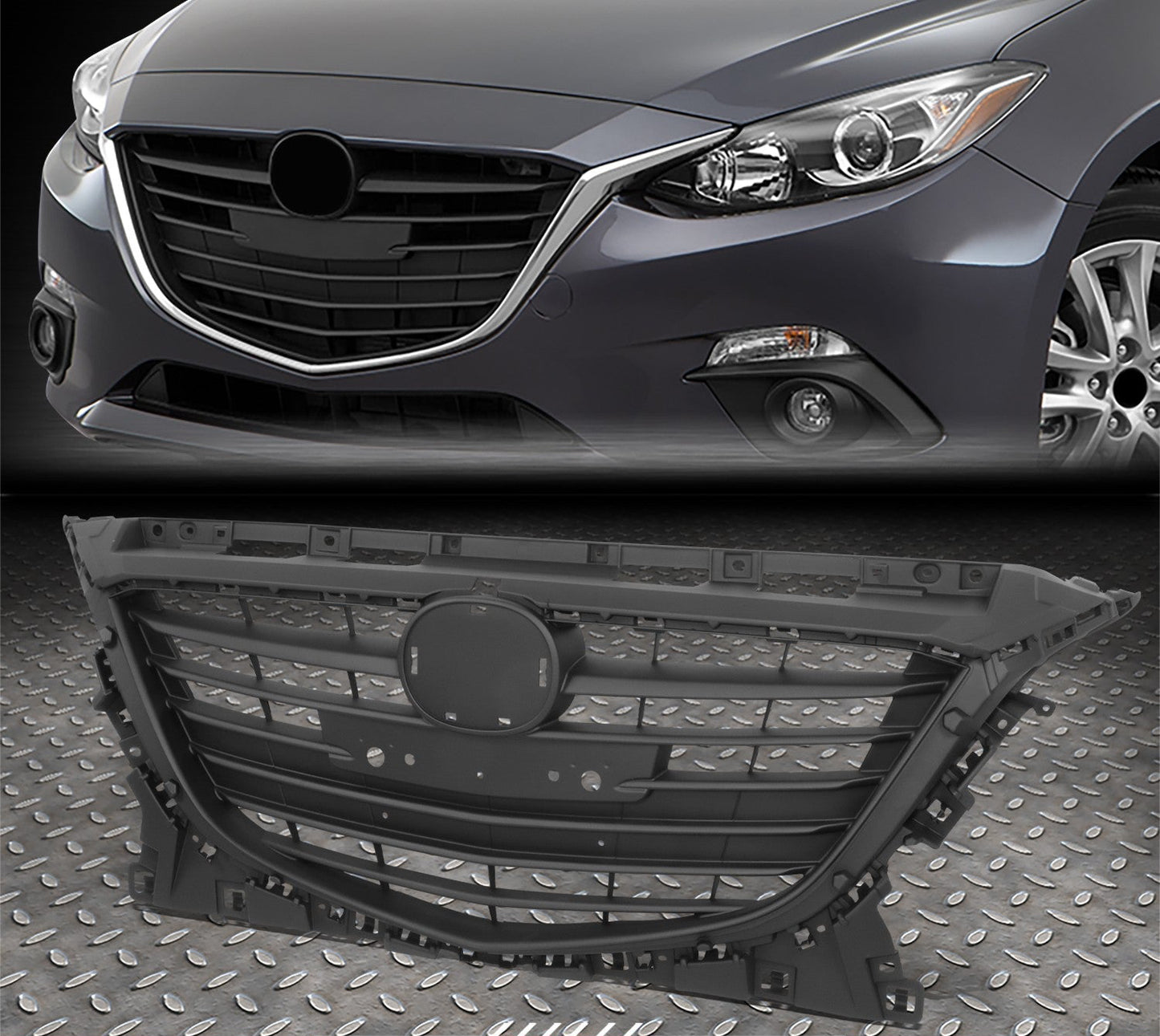 Parrilla Frontal. Mazda 3 2014-2016