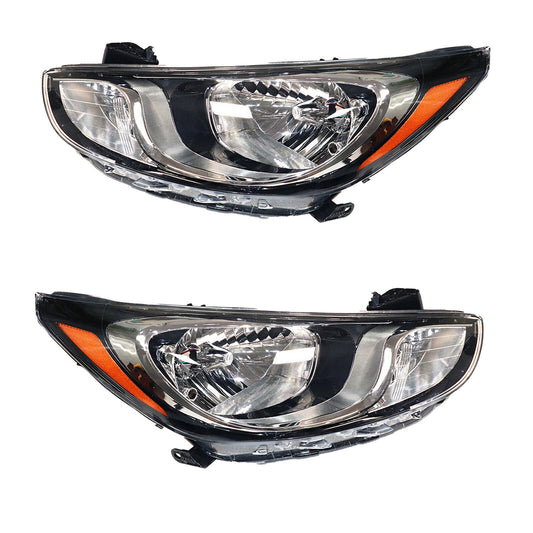 Faros Delanteros. Hyundai Accent 2012-2014