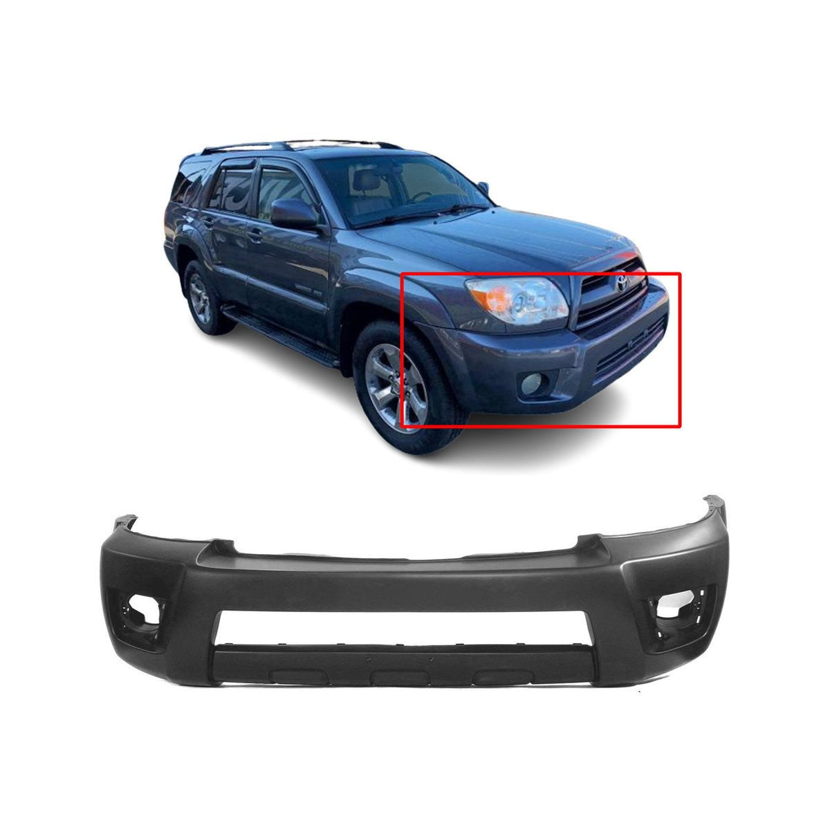 Defensa Delantera. Toyota 4Runner 2006-2009