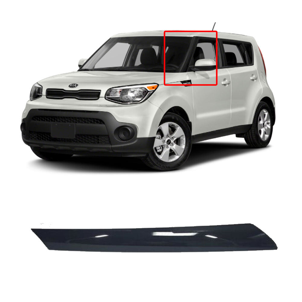 Moldura Lateral de Parabrisas Delantero. Kia Soul 2014-2019