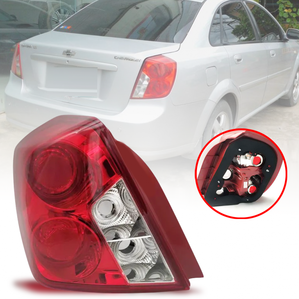 Faro Trasero. Chevrolet Optra 2003-2008 Sedán