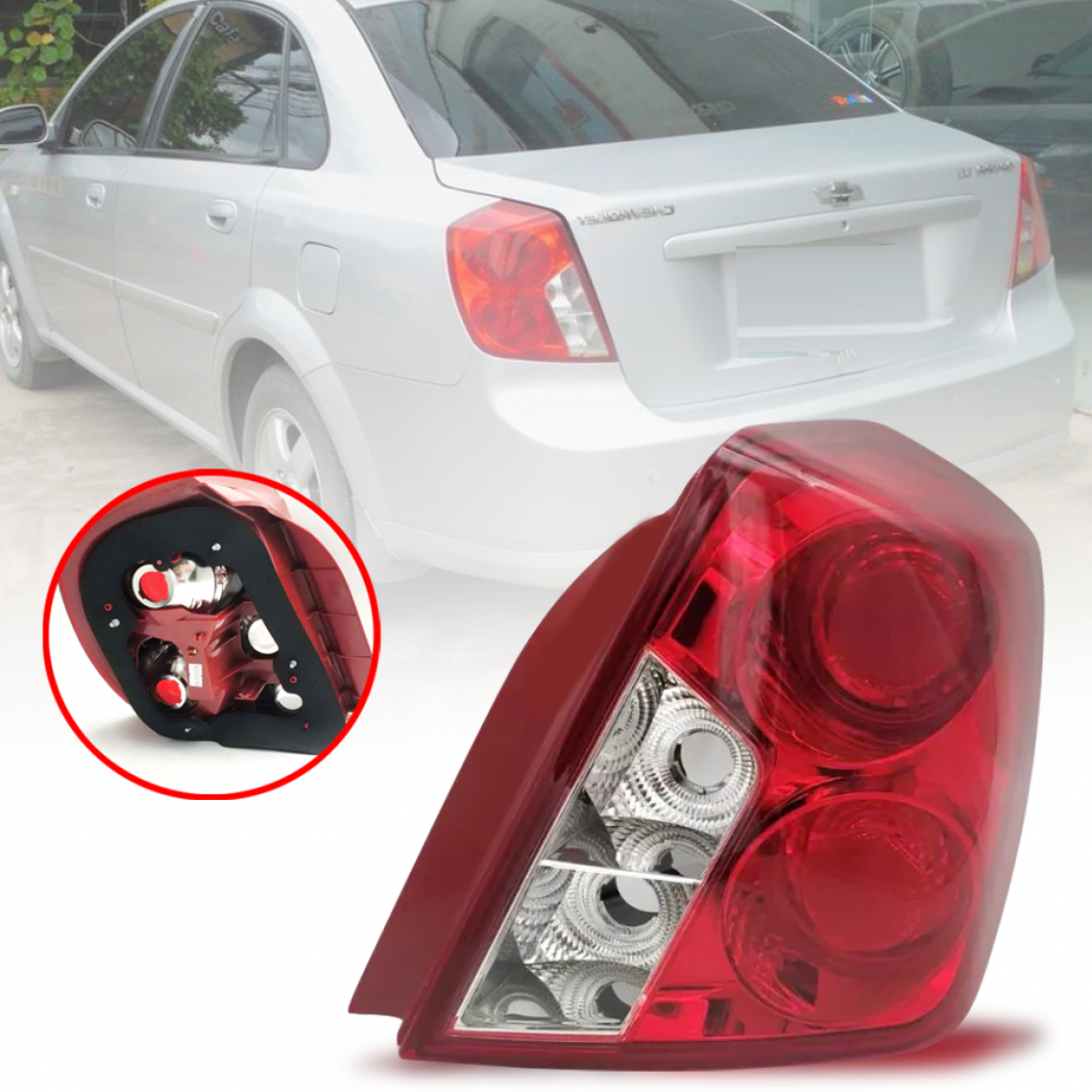 Faro Trasero. Chevrolet Optra 2003-2008 Sedán