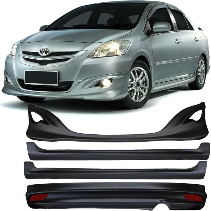 Body Kit TRD. Toyota Yaris Sedán 2007-2012