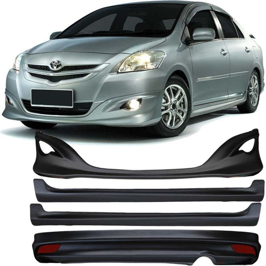 Body Kit TRD. Toyota Yaris Sedán 2007-2012