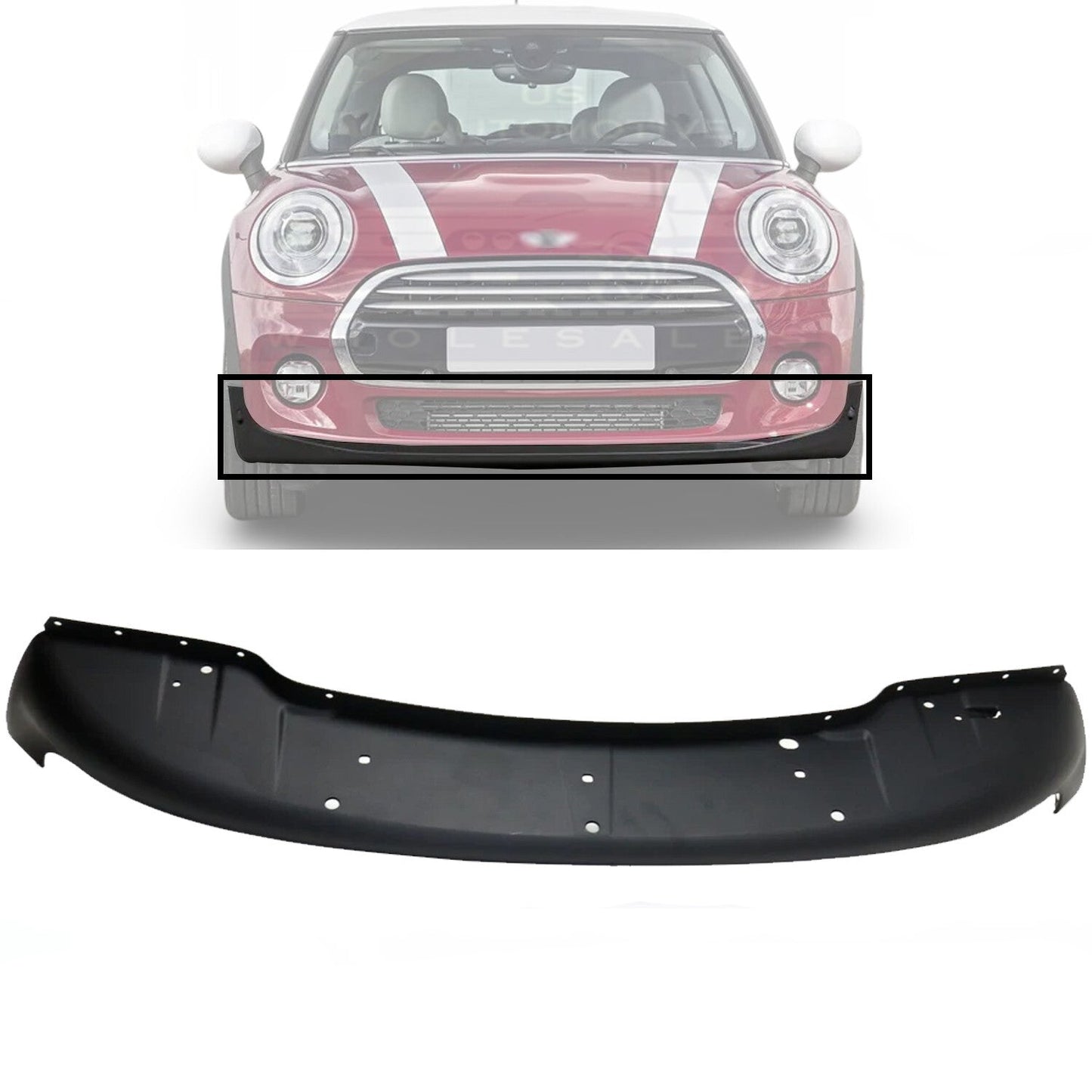 Spoiler Inferior Defensa Delantera (Sin Paquete S o JCW). Mini COOPER 2011-2015