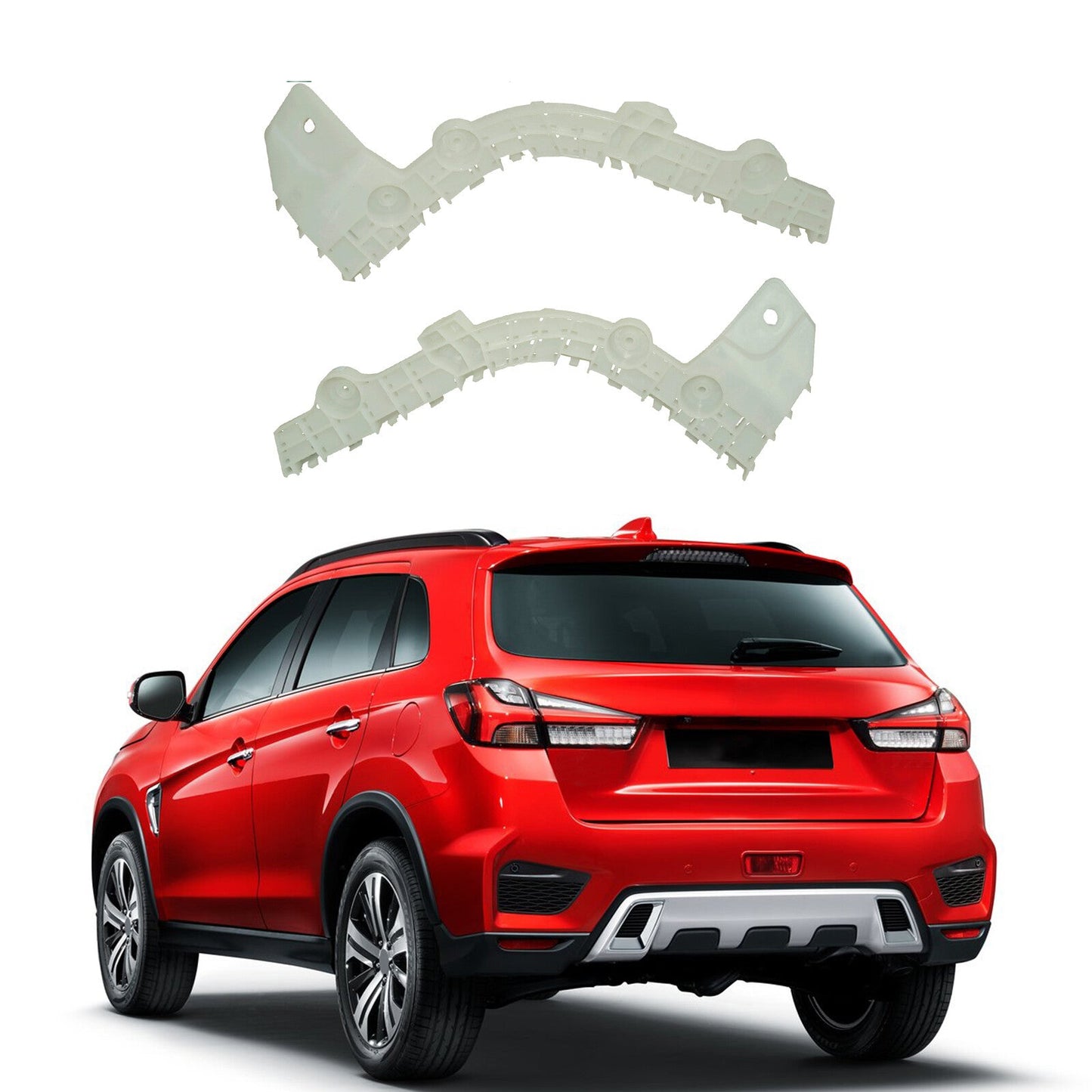 Brackets (Der/Izq) Defensa Trasera. Mitsubishi ASX 2010-2019
