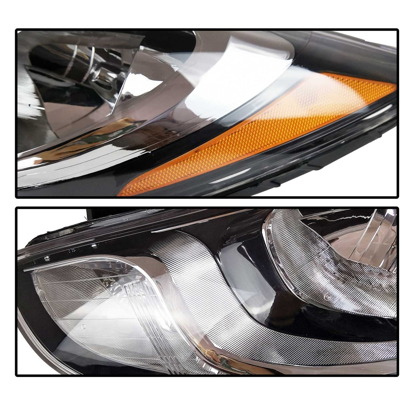 Faro Delantero (Especificación Americana). Hyundai Accent 2012-2014
