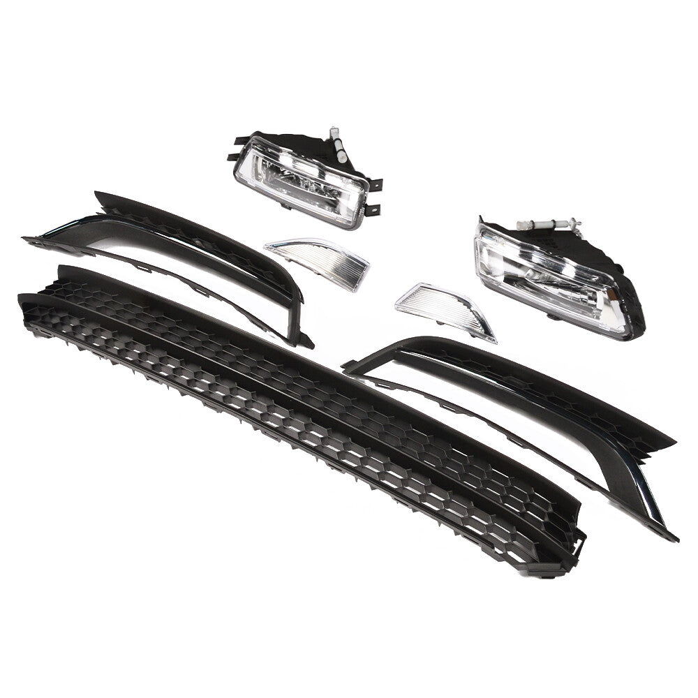 Set de Parrillas Inferiores Defensa Delantera. Volkswagen Passat 2012-2015