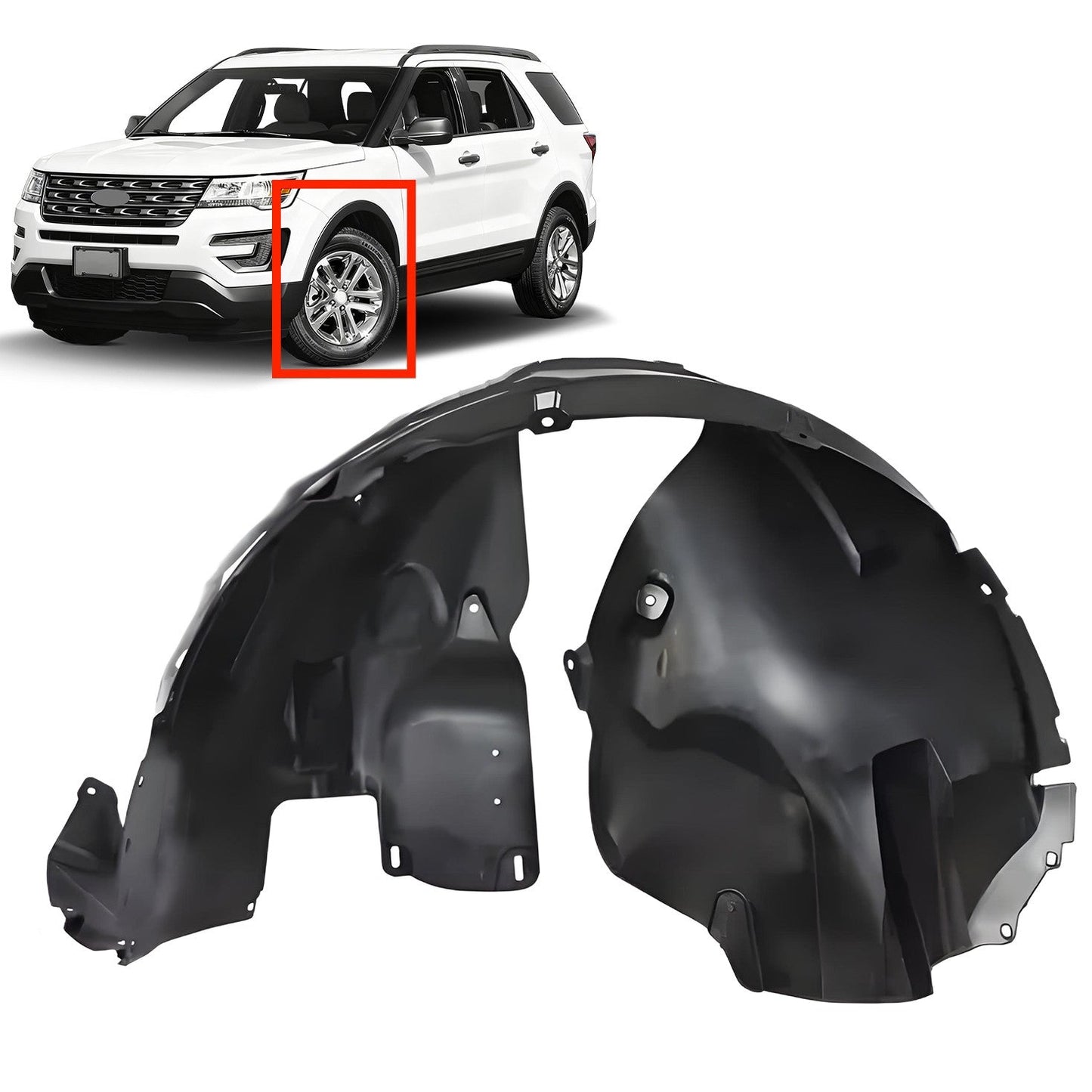 Cubierta Guardapolvo Rueda Delantera. Ford Explorer 2016-2019