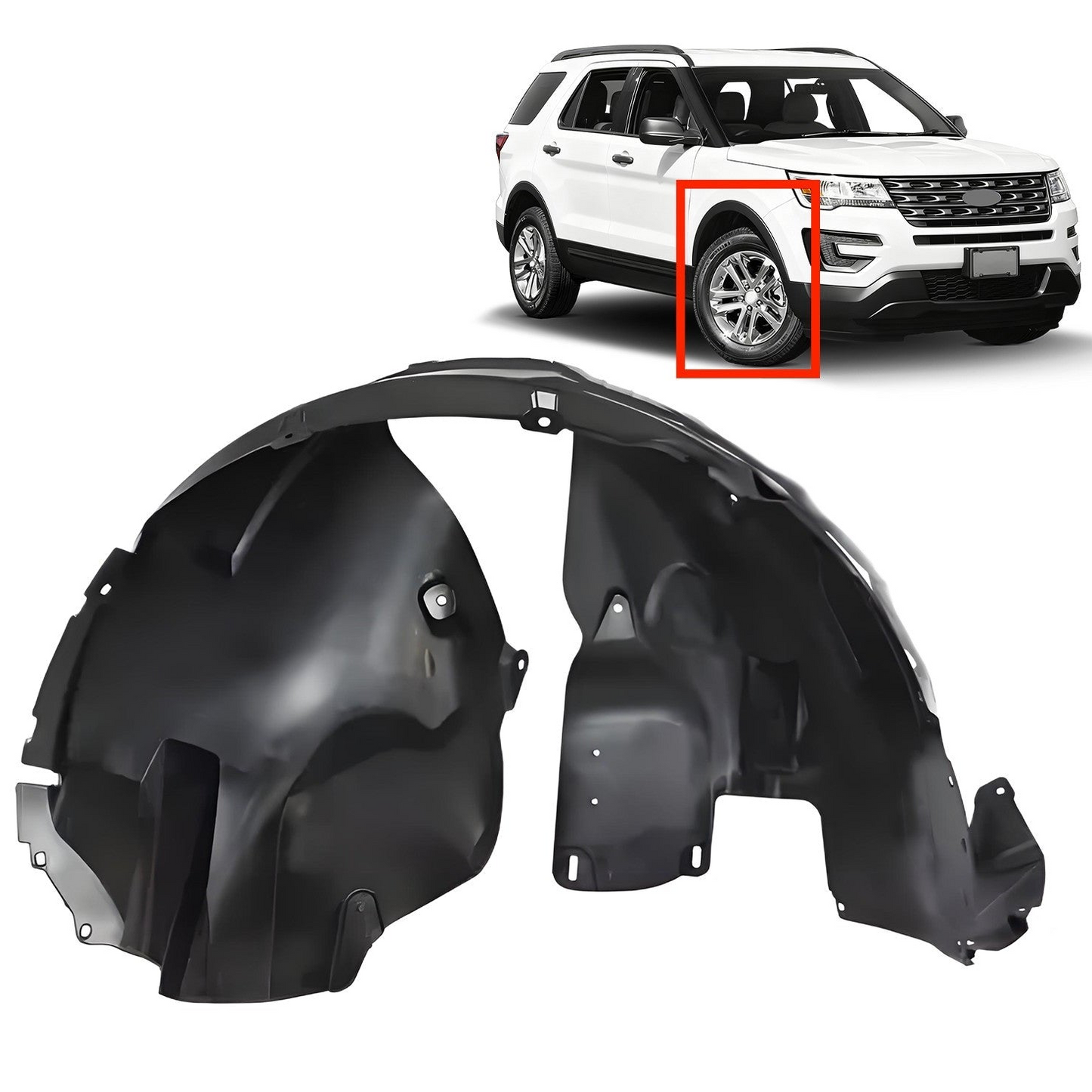 Cubierta Guardapolvo Rueda Delantera. Ford Explorer 2016-2019