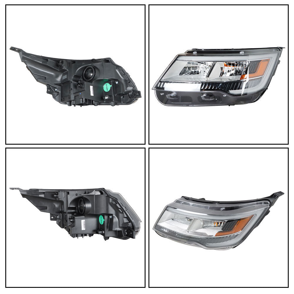 Faro Delantero (Carcasa Cromada). Ford Explorer 2016-2019