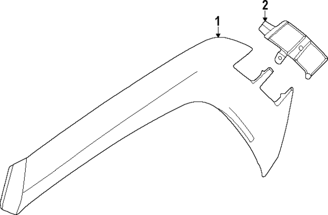 Moldura Guardafango Trasero Original. Hyundai Tucson 2025-2026