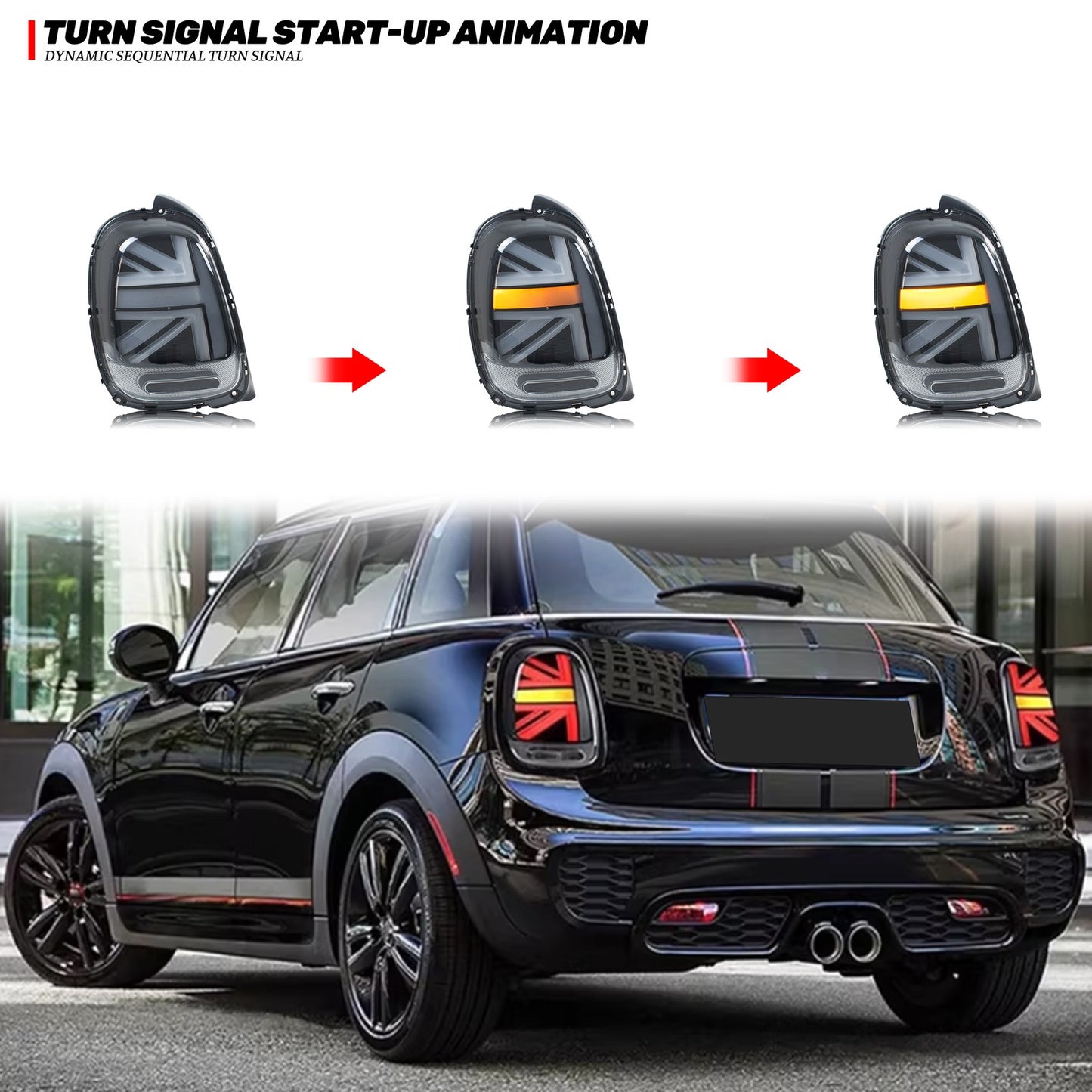 Faros Traseros Union Jack. Mini Cooper 2014-2023 F55 F56 F57