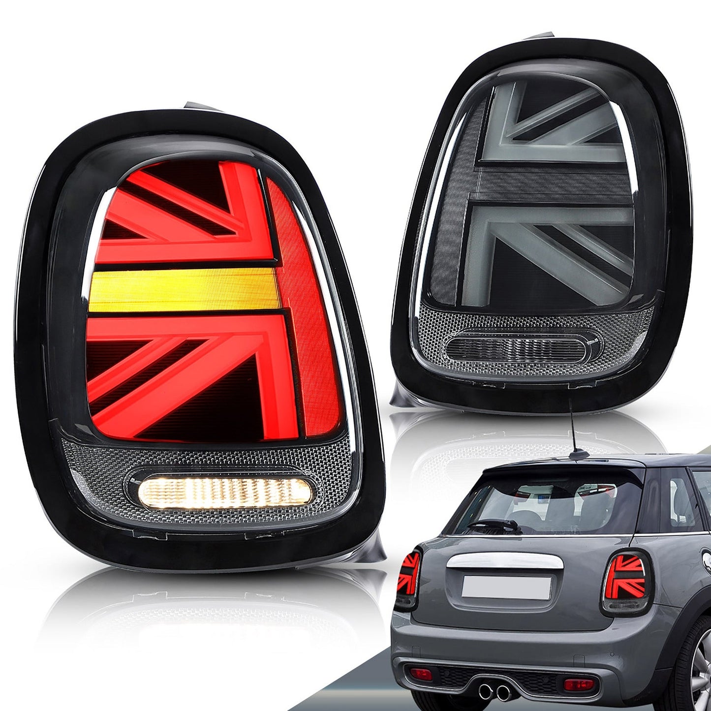 Faros Traseros Union Jack. Mini Cooper 2014-2023 F55 F56 F57
