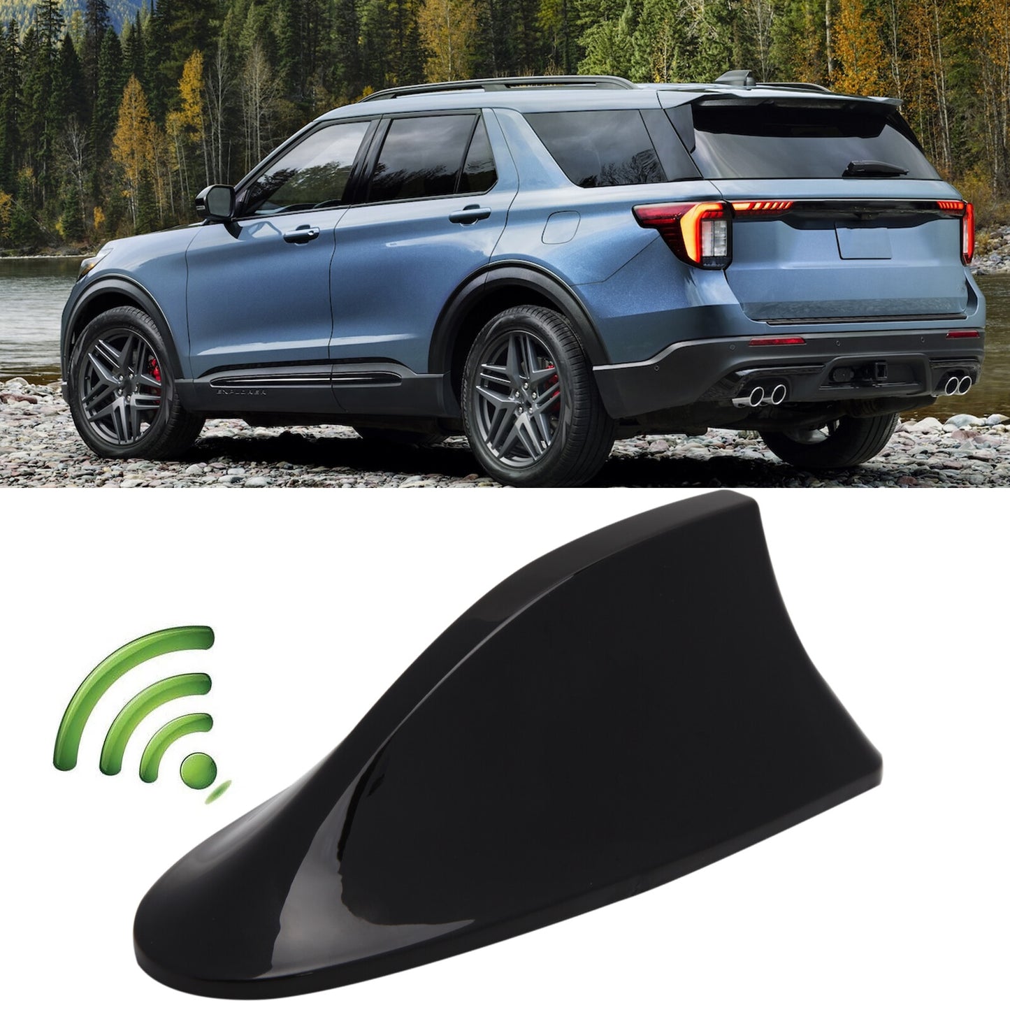 Cubierta Antena "Aleta de Tiburón". Ford Explorer 1999-2025