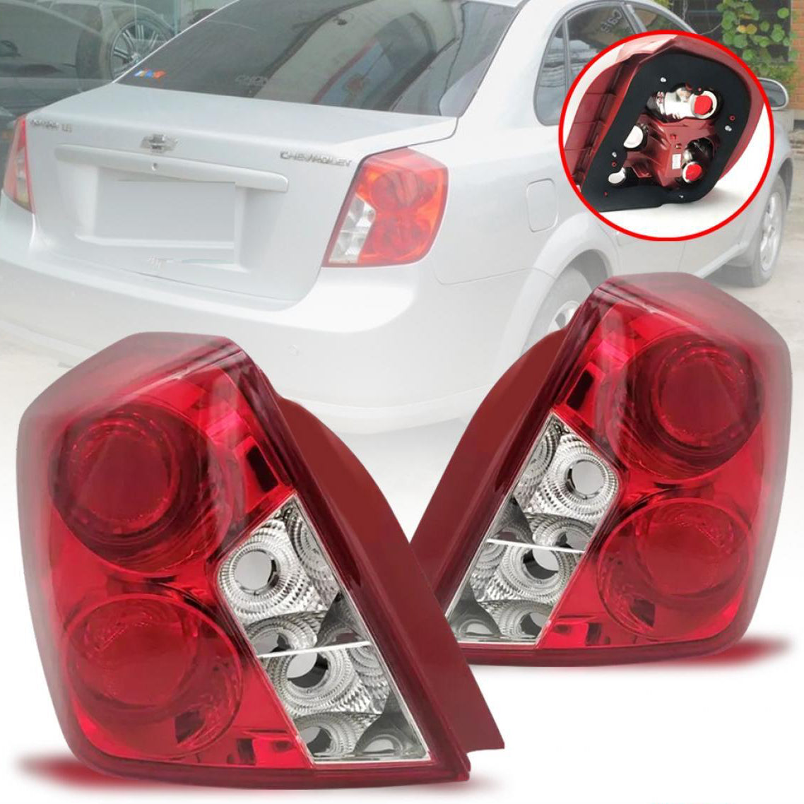 Faro Trasero. Chevrolet Optra 2003-2008 Sedán