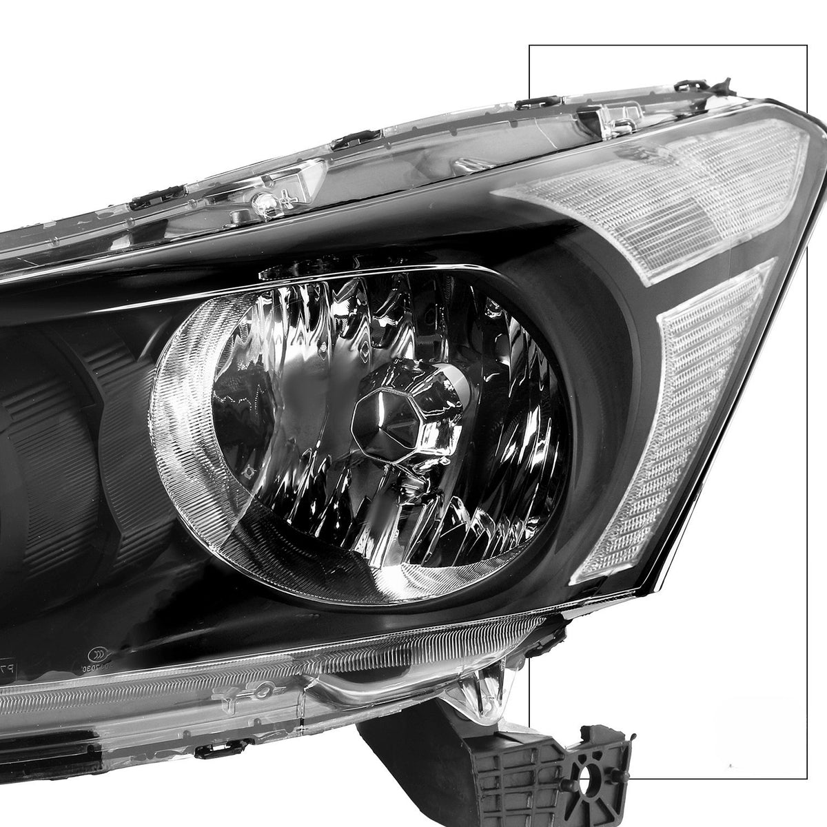 Faros Delanteros Carcasa Negra. Honda Accord 2008-2012