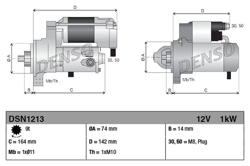 Motor de Arranque. Toyota RAV4 2008-2018 (Motor 3ZR-FAE)
