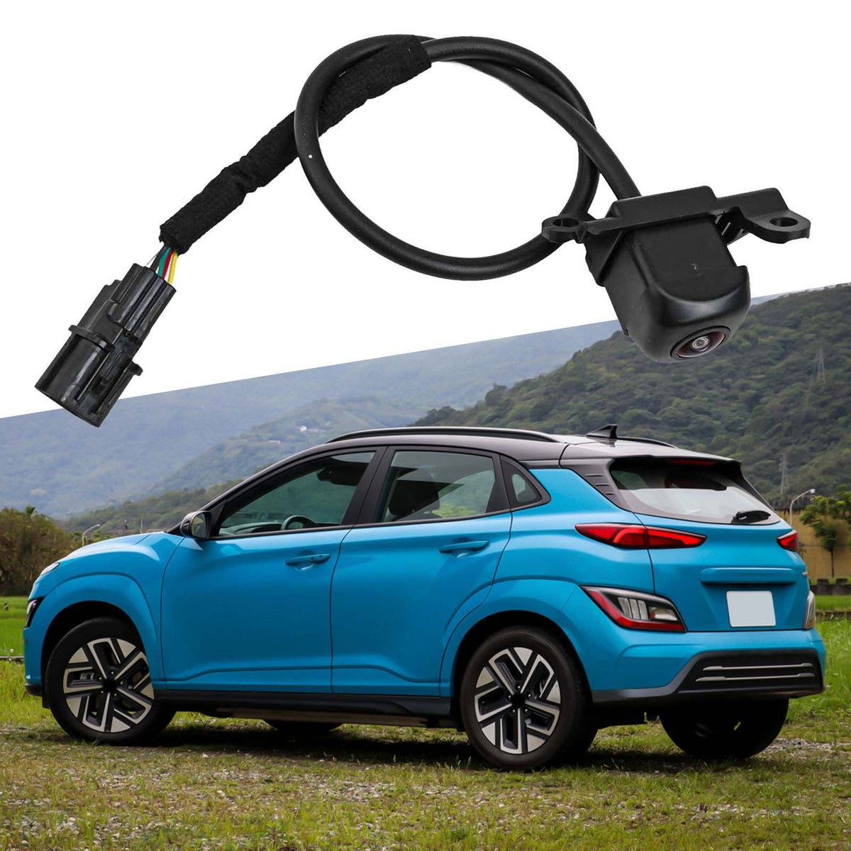 Cámara de Reversa. Hyundai Kona 2021-2023