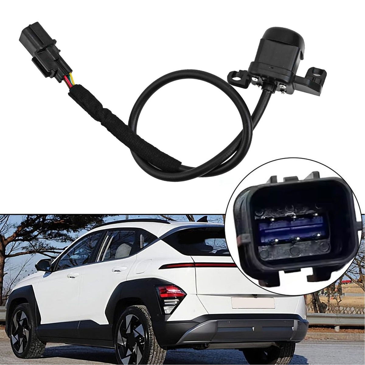 Cámara de Reversa. Hyundai Kona 2021-2023