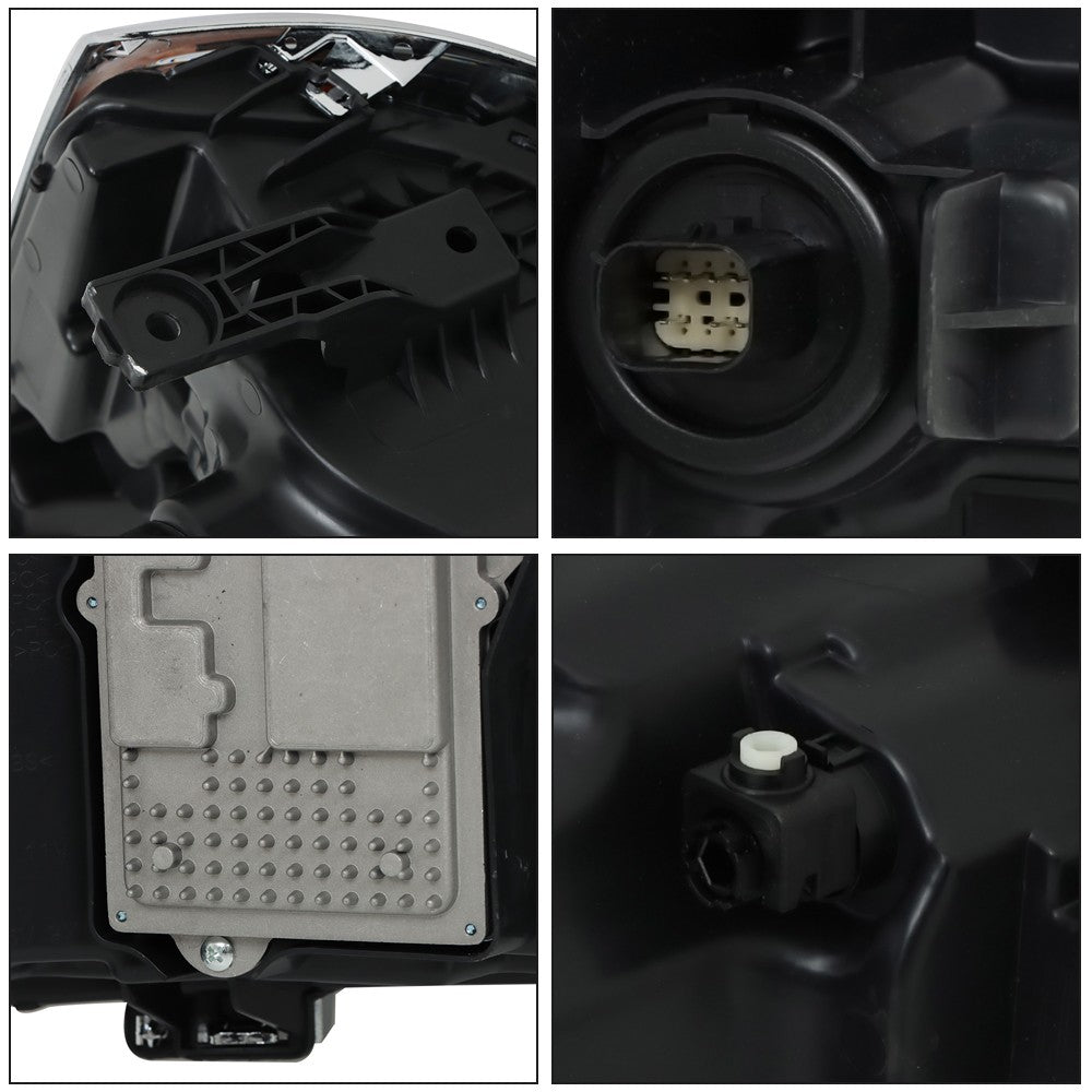 Faros Delanteros (Bisel Cromado). Chevrolet Silverado 1500 2016-2019