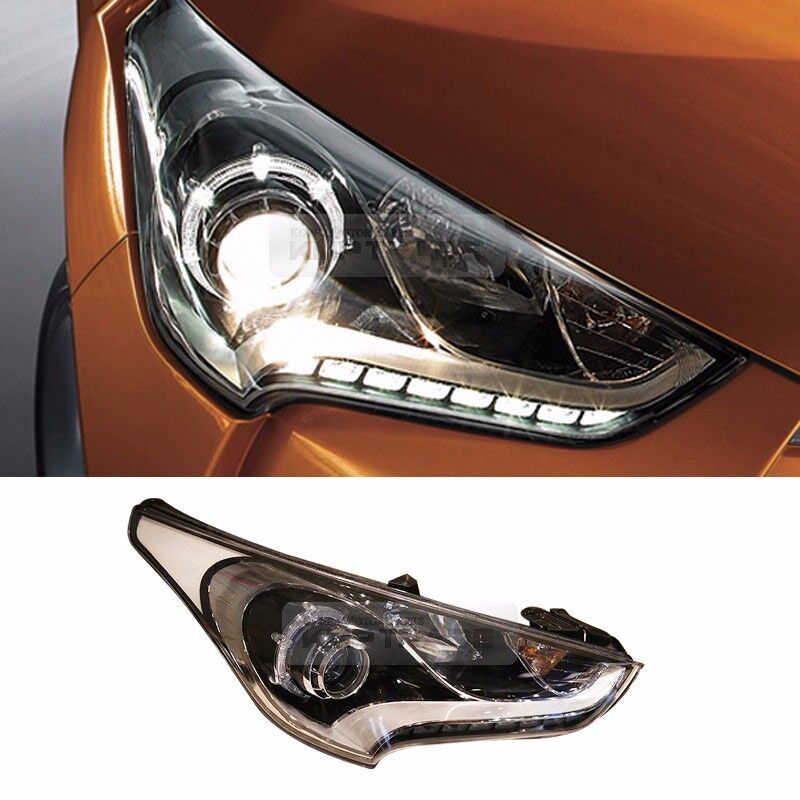Faro Delantero Tipo Proyector Original. Hyundai Veloster 2013-2017 Turbo